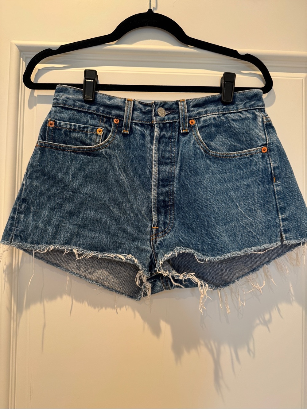Re/Done x Levi’s Hi-Rise Denim Jean Shorts